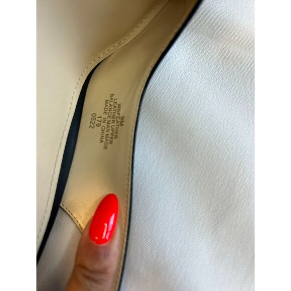 Nine West Women's Feather Pointy Toe Slingback Pumps in Black, size 9 - Picture 11 of 12